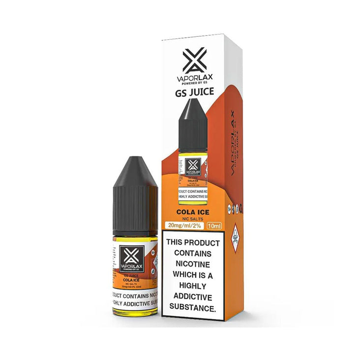 Vaporlax Nic Salt 10ml E Liquids Box of 10 Simbavapes