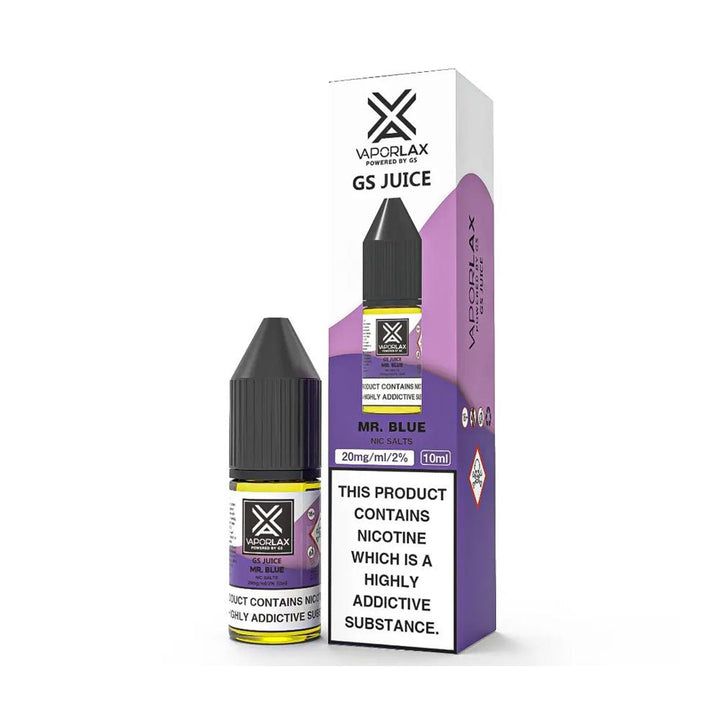 Vaporlax Nic Salt 10ml E Liquids Box of 10 Simbavapes