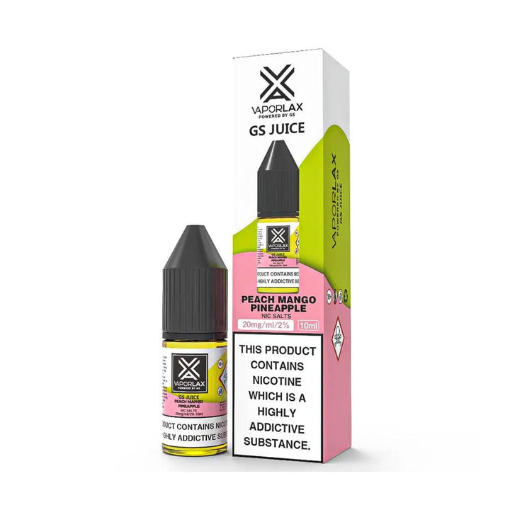 Vaporlax Nic Salt 10ml E Liquids Box of 10 Simbavapes