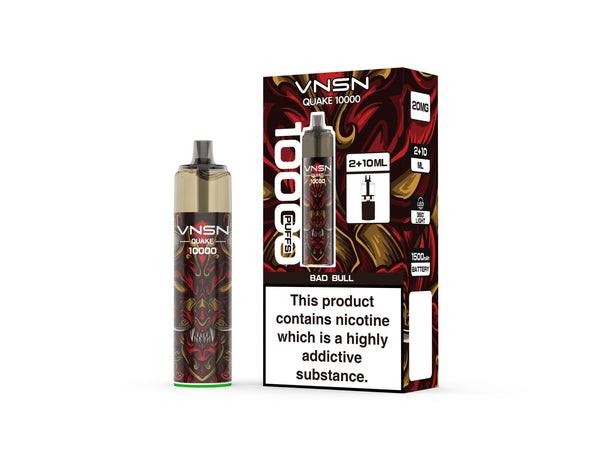 VNSN Quake 10000 Prefilled Refill Pod Vape Kit Pack of 5 Simbavapes