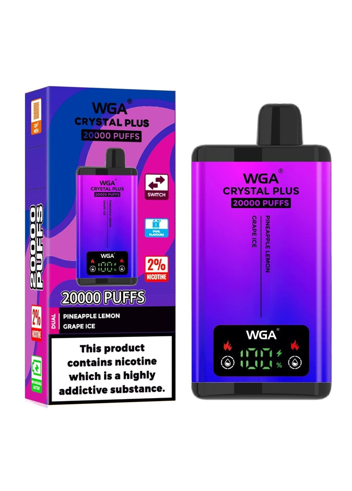 WGA Crystal Plus 20000 Disposable Vape Box of 10 #Simbavapes#