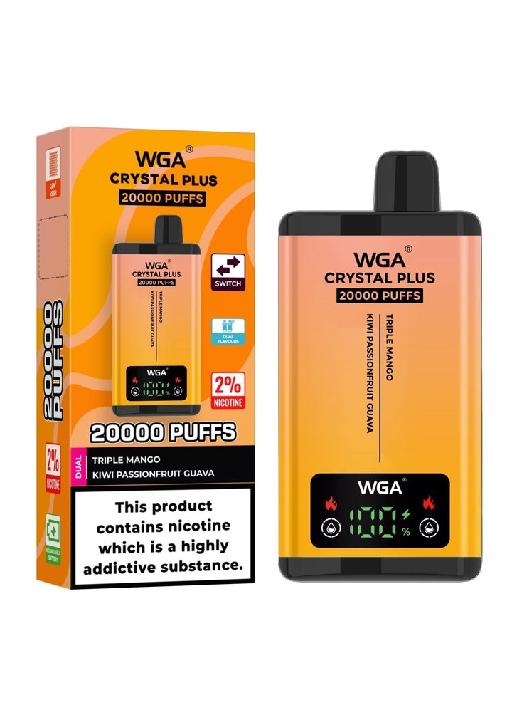 WGA Crystal Plus 20000 Disposable Vape Box of 10 #Simbavapes#