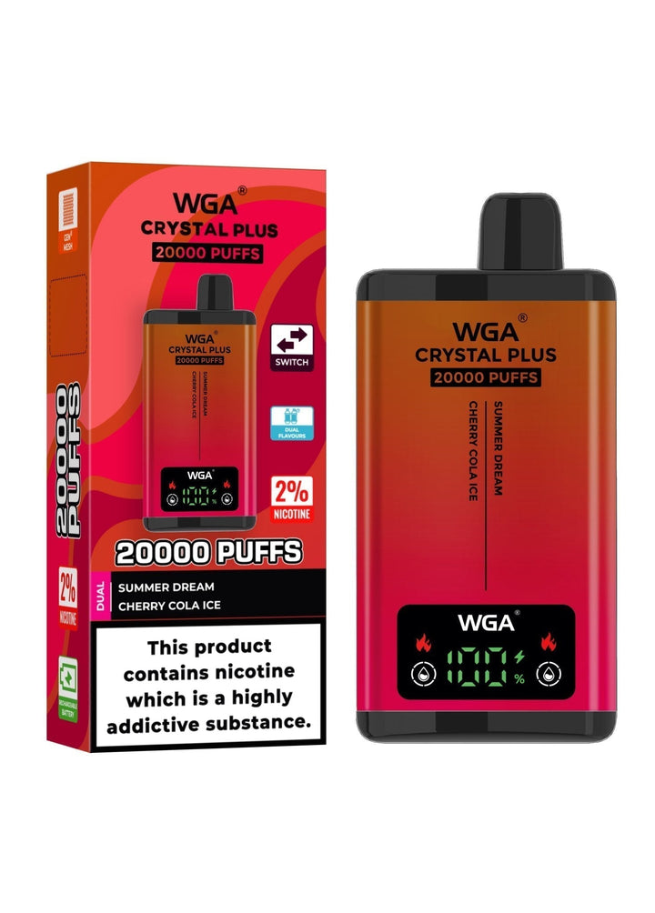 WGA Crystal Plus 20000 Disposable Vape Box of 10 #Simbavapes#