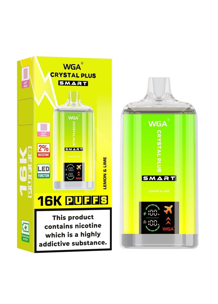 WGA Crystal Plus Smart 16000 Disposable Vape Box of 10 #Simbavapes#