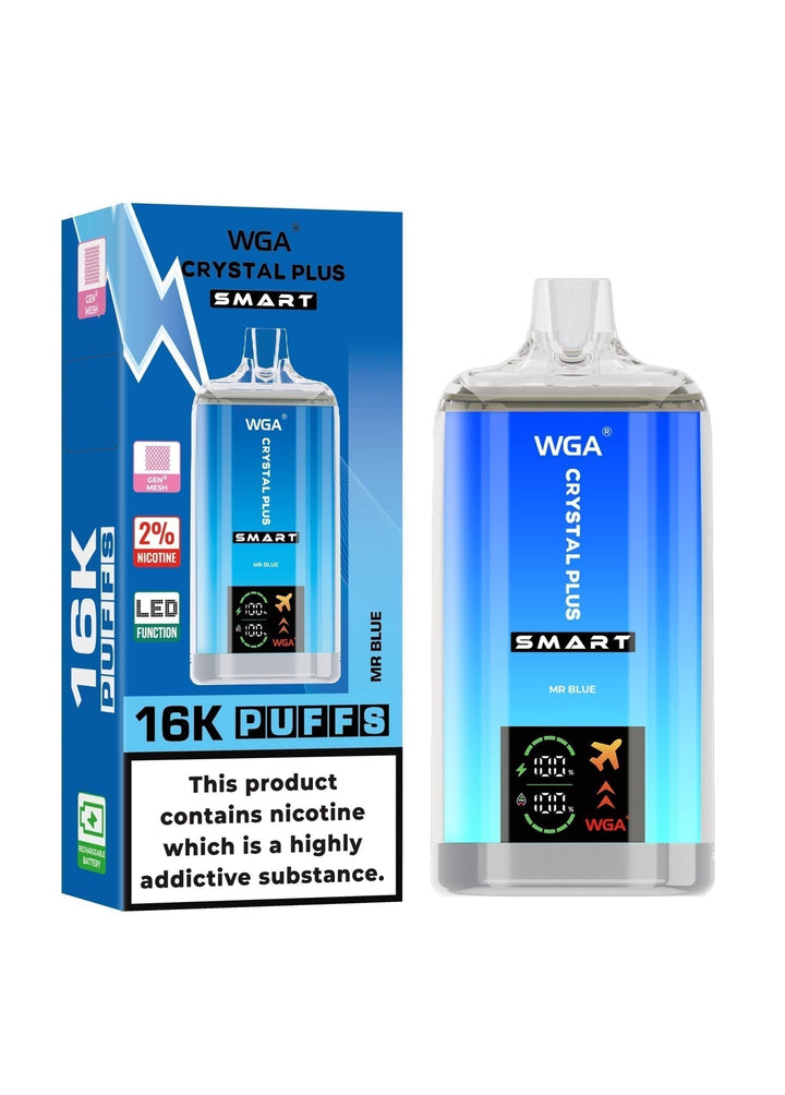 WGA Crystal Plus Smart 16000 Disposable Vape Box of 10 #Simbavapes#