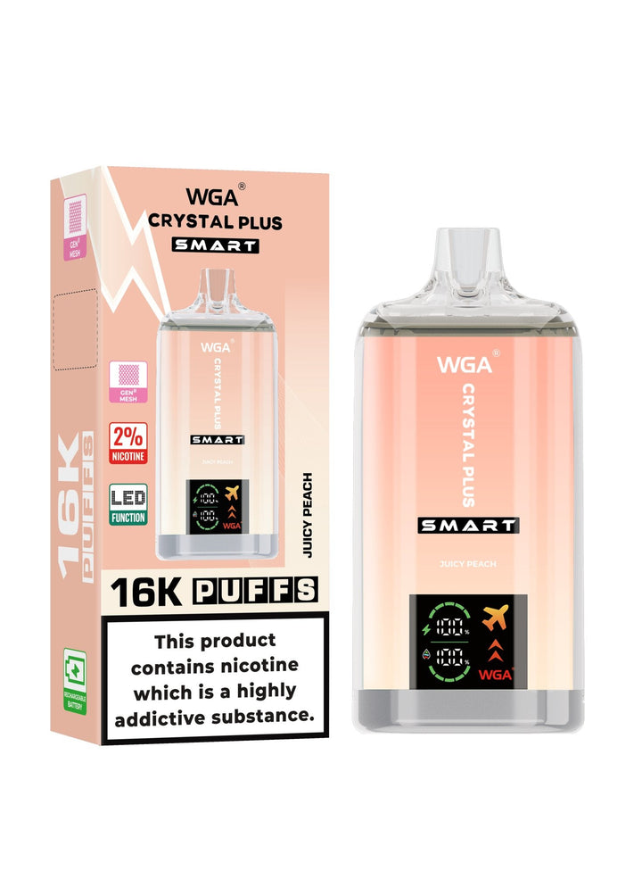 WGA Crystal Plus Smart 16000 Disposable Vape Box of 10 #Simbavapes#