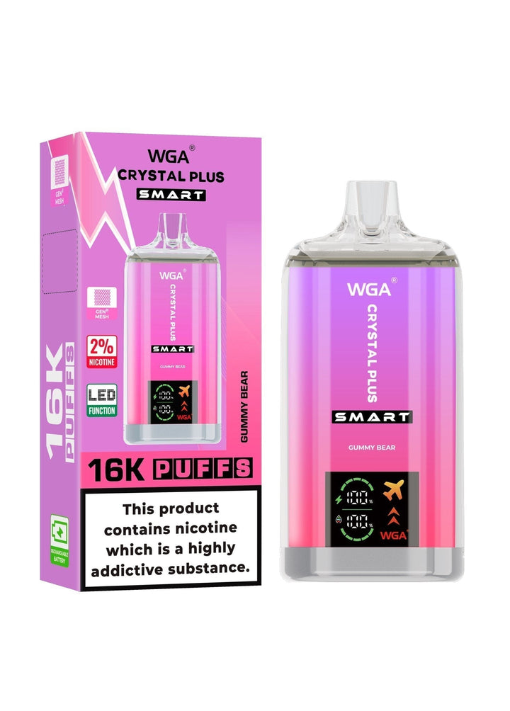 WGA Crystal Plus Smart 16000 Disposable Vape Box of 10 #Simbavapes#