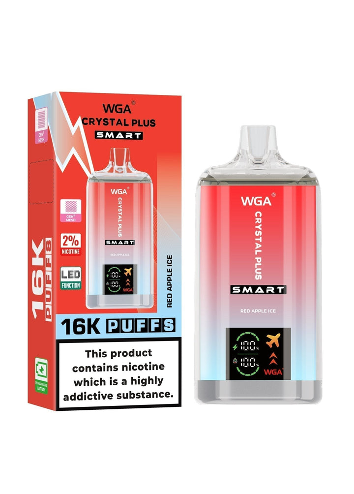 WGA Crystal Plus Smart 16000 Disposable Vape Box of 10 #Simbavapes#