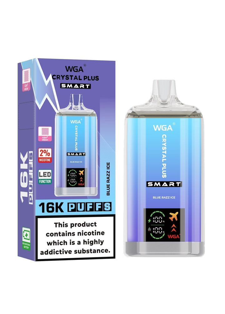 WGA Crystal Plus Smart 16000 Disposable Vape Box of 10 #Simbavapes#