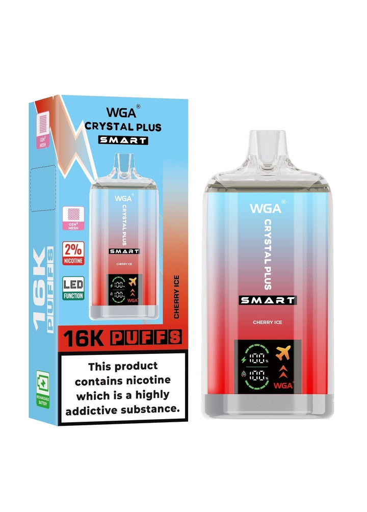 WGA Crystal Plus Smart 16000 Disposable Vape Box of 10 #Simbavapes#