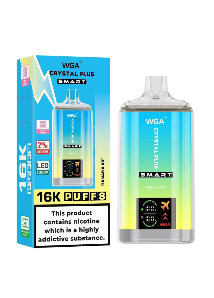 WGA Crystal Plus Smart 16000 Disposable Vape Box of 10 #Simbavapes#