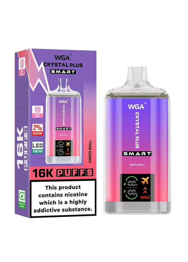 WGA Crystal Plus Smart 16000 Disposable Vape Box of 10 #Simbavapes#