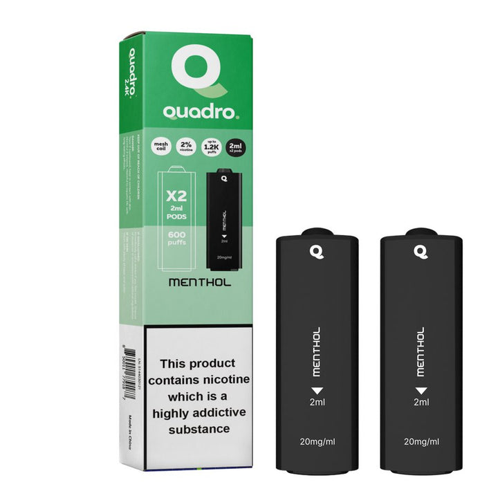 4 in 1 Quadro 2400 Puffs Replacement Pods Box of 5 #Simbavapes#