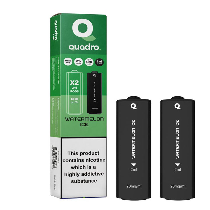 4 in 1 Quadro 2400 Puffs Replacement Pods Box of 5 #Simbavapes#