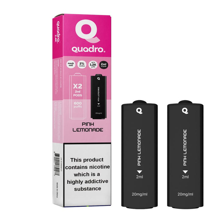 4 in 1 Quadro 2400 Puffs Replacement Pods Box of 5 #Simbavapes#