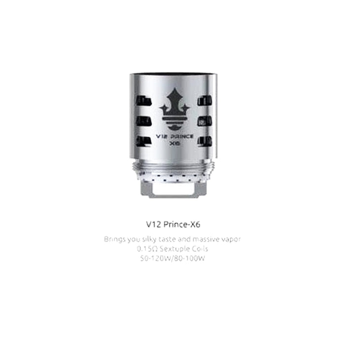Authentic SMOK TFV12 Prince-X6 Sextuple Coils - Pack of 3 #Simbavapes#
