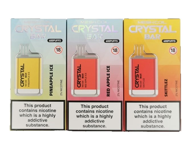 Bloody Mary Crystal 600 Puffs Disposable Vape Box of 10 #Simbavapes#