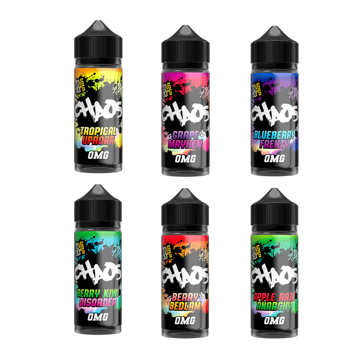 Chaos Shortfill 100ml E-Liquid | 0mg #Simbavapes#