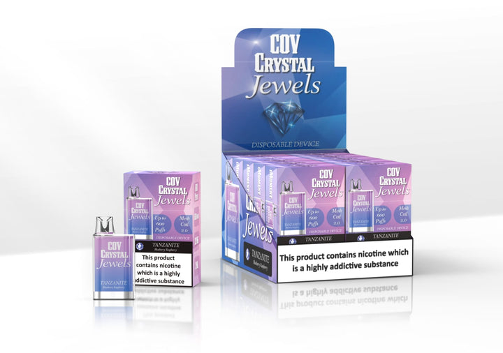 COV Crystal Jewels 600 Puff Disposable Vape Pod - 20mg #Simbavapes#