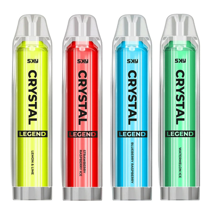 Crystal Legend 4000 Puffs Disposable Vape Pen E Cigarette Pack of 10 #Simbavapes#