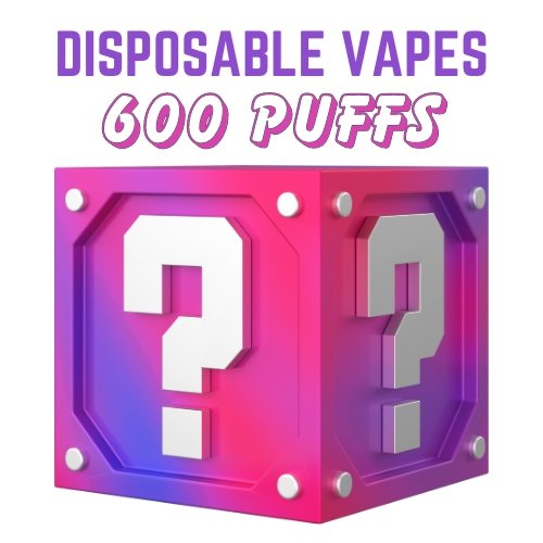 Disposable Vape Mystery Box - 600 Puffs - Pack of 10 #Simbavapes#