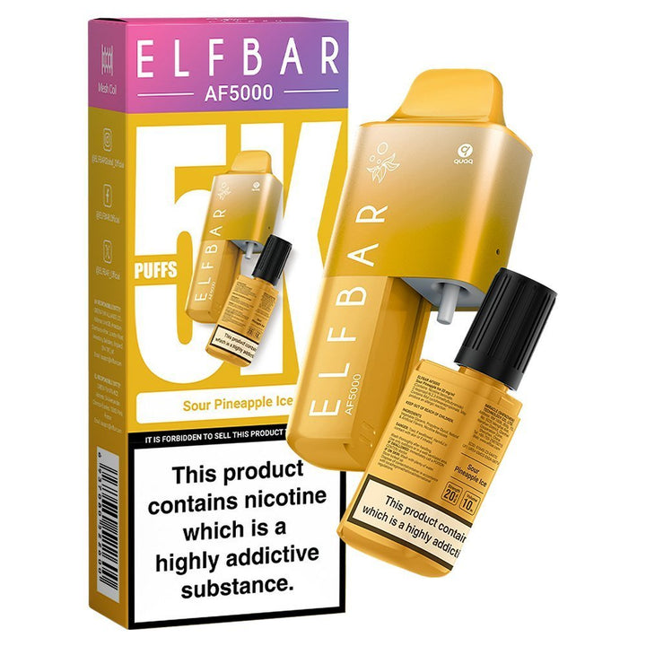 Elfbar AF5000 Puffs Disposable Vape Device - Box of 10 #Simbavapes#