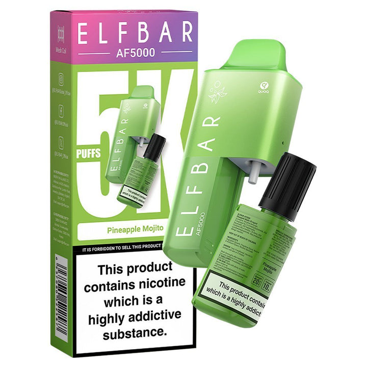 Elfbar AF5000 Puffs Disposable Vape Device - Box of 10 #Simbavapes#