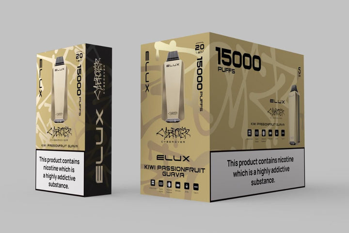 Elux Cyberover 15000 Puffs Disposable Vape Device Box of 10 #Simbavapes#