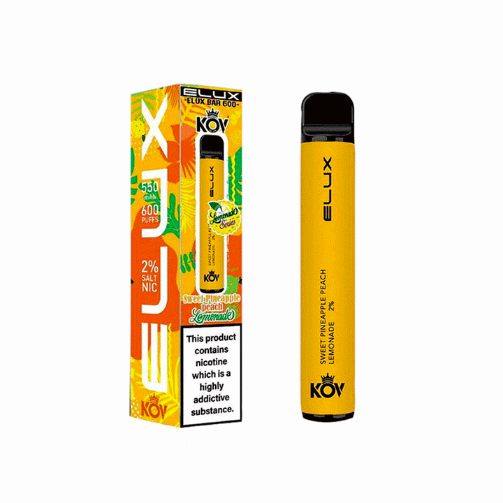 ELUX KOV Lemonade Series 600 Disposable Vape Pod - 20mg #Simbavapes#
