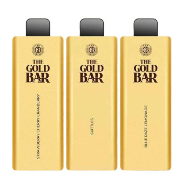 Gold Bar 4500 Disposable Vape Puff Pod Box of 10 #Simbavapes#
