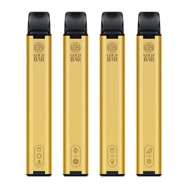 Gold Bar 600 Disposable Vape Pod Puff Device - 20mg #Simbavapes#