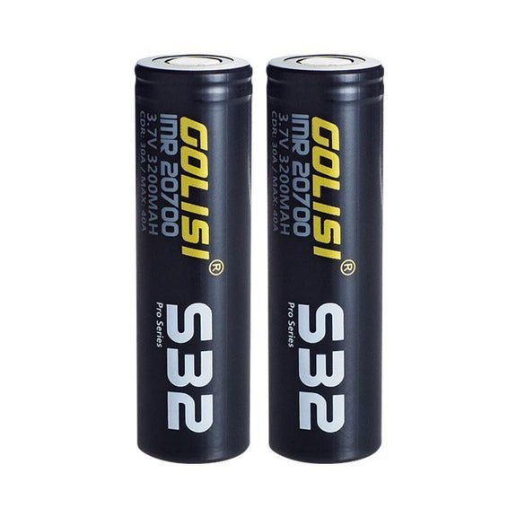 Golisi S32 - 20700 Battery - 3200mAh - Pack of 2 #Simbavapes#