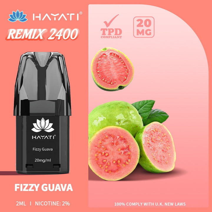 Hayati Remix 2400 Puffs Replacement Pods #Simbavapes#