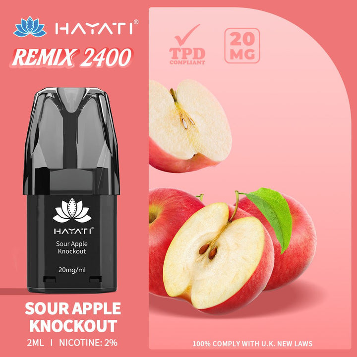 Hayati Remix 2400 Puffs Replacement Pods #Simbavapes#