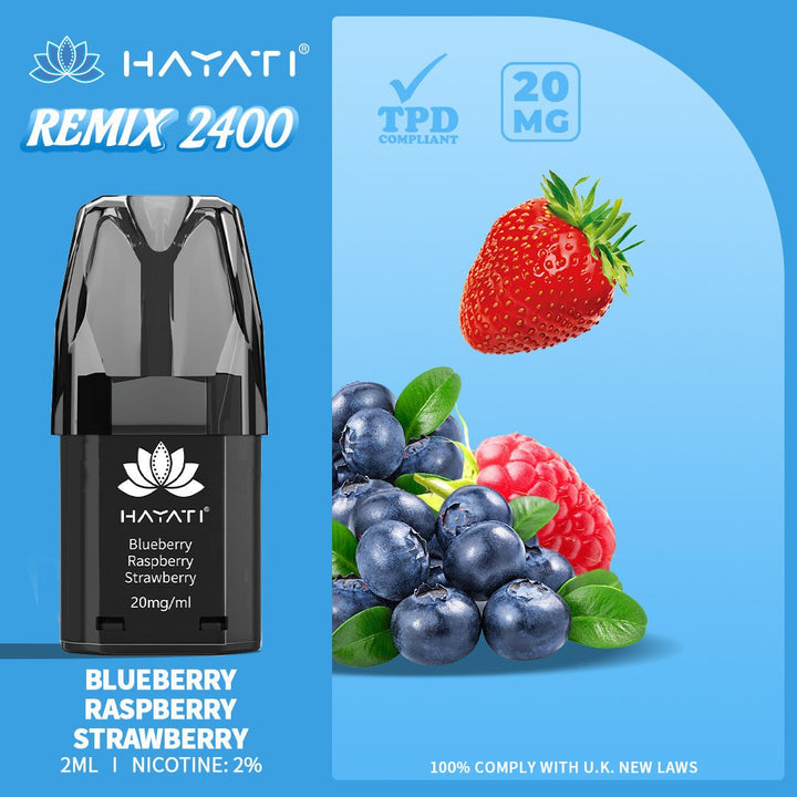 Hayati Remix 2400 Puffs Replacement Pods #Simbavapes#