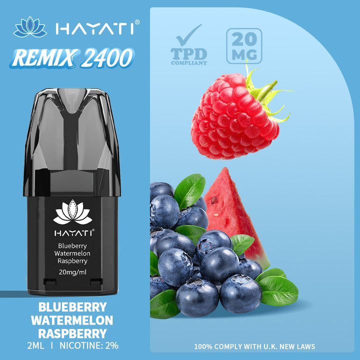 Hayati Remix 2400 Puffs Replacement Pods #Simbavapes#