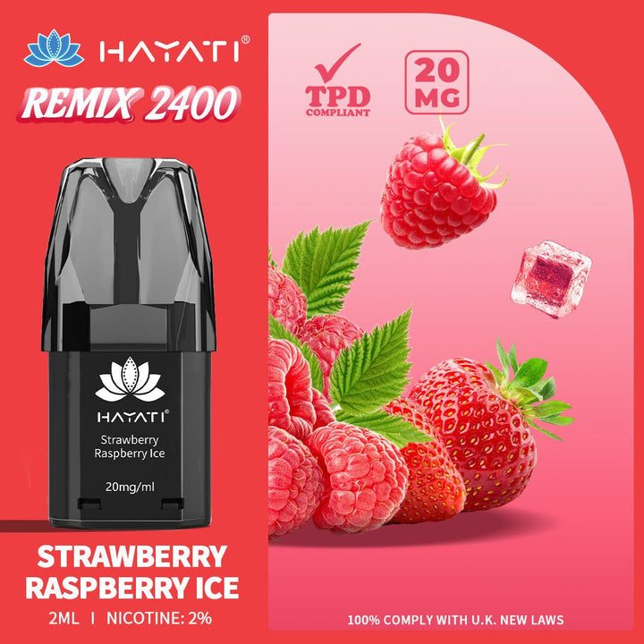 Hayati Remix 2400 Puffs Replacement Pods #Simbavapes#