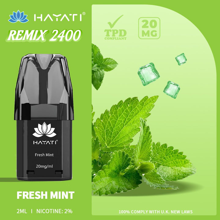 Hayati Remix 2400 Puffs Replacement Pods #Simbavapes#