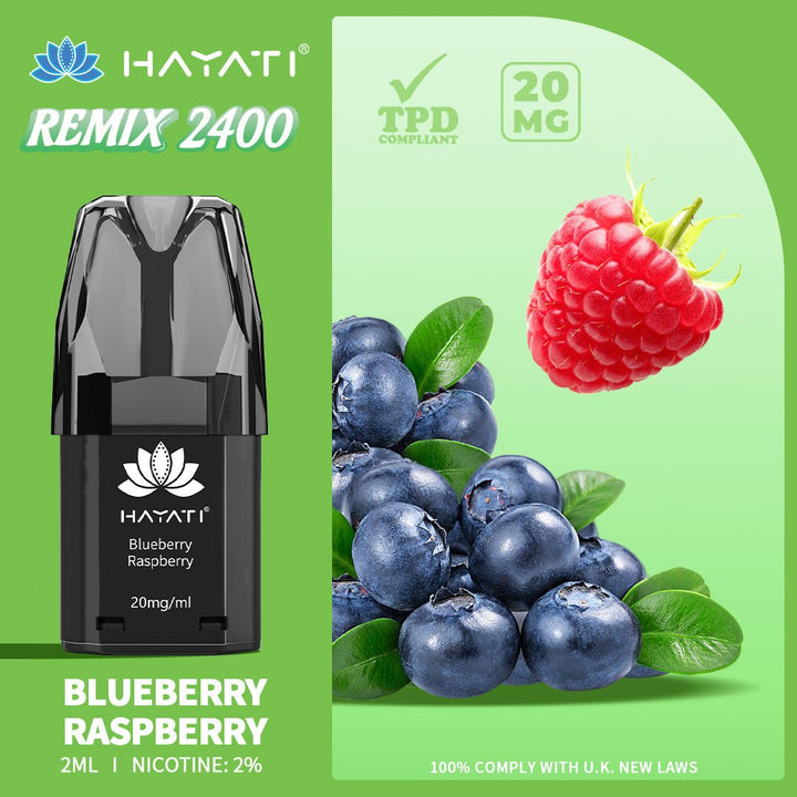 Hayati Remix 2400 Puffs Replacement Pods #Simbavapes#