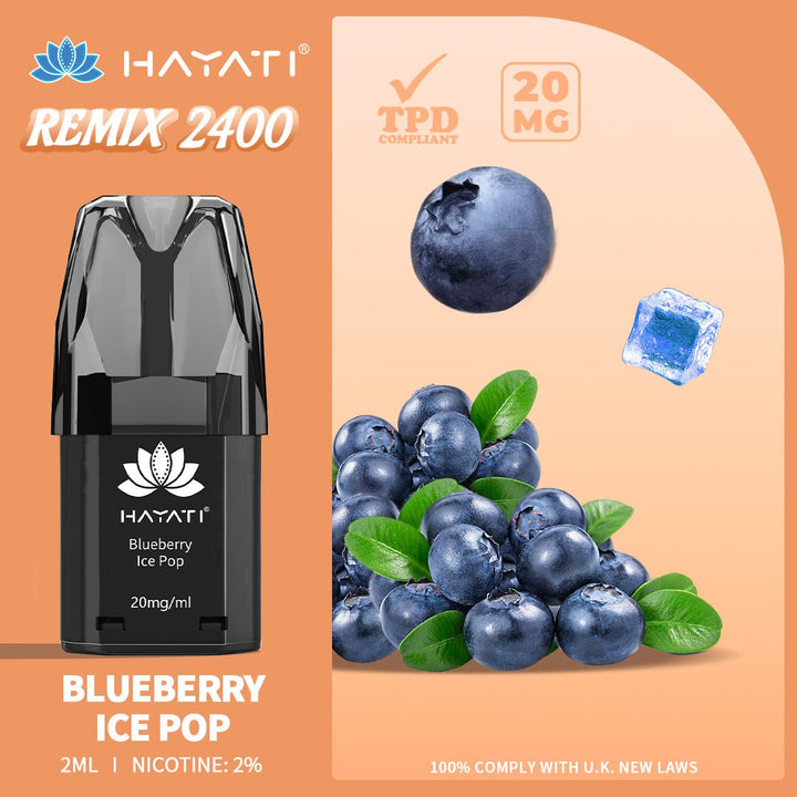 Hayati Remix 2400 Puffs Replacement Pods #Simbavapes#