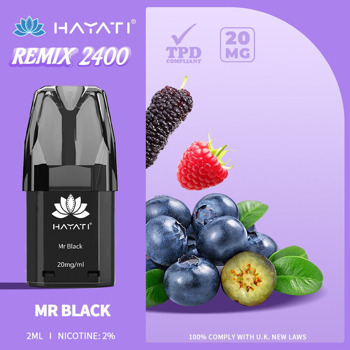 Hayati Remix 2400 Puffs Replacement Pods #Simbavapes#