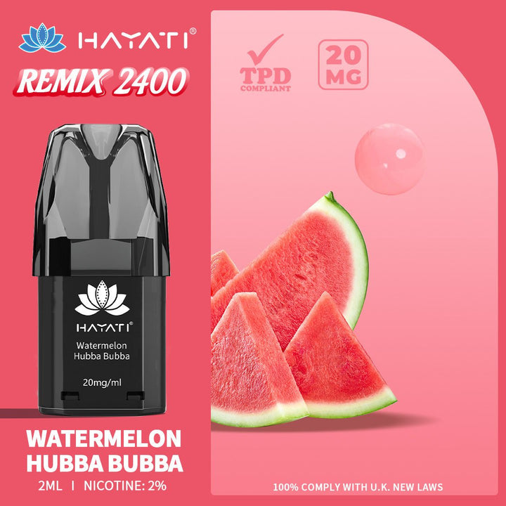 Hayati Remix 2400 Puffs Replacement Pods #Simbavapes#