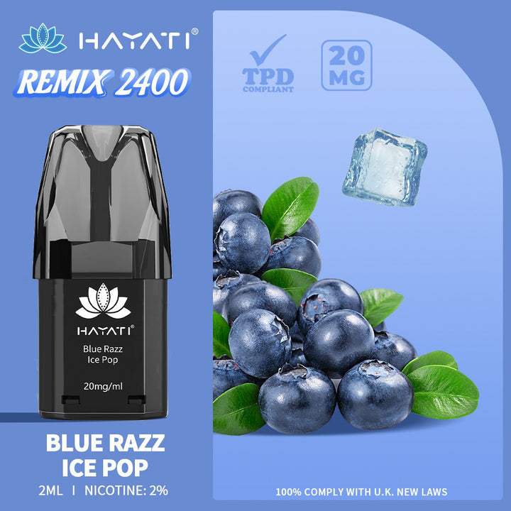 Hayati Remix 2400 Puffs Replacement Pods #Simbavapes#