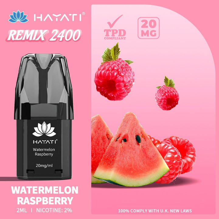 Hayati Remix 2400 Puffs Replacement Pods #Simbavapes#