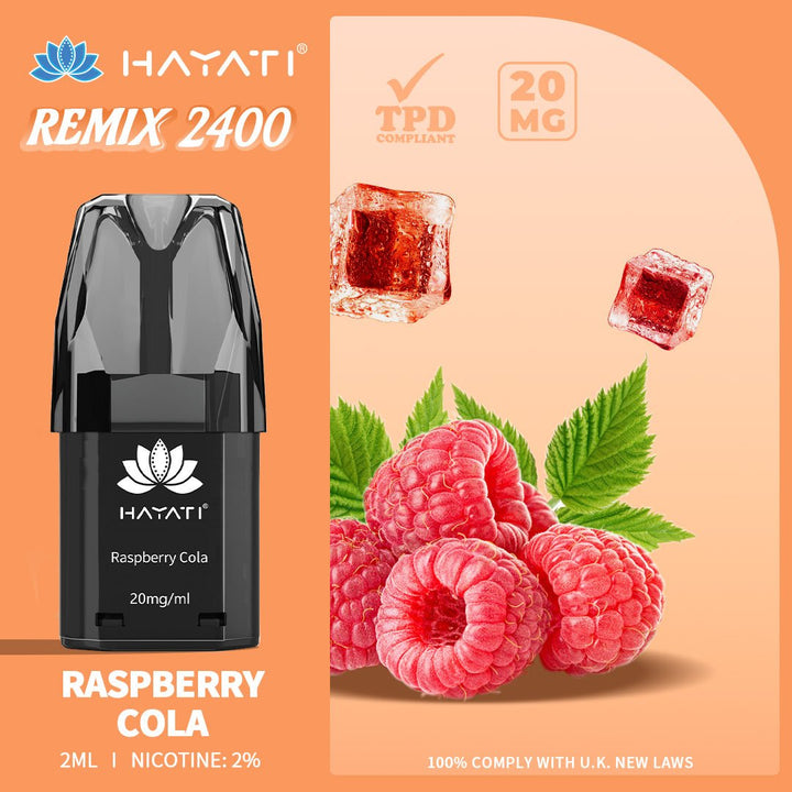 Hayati Remix 2400 Puffs Replacement Pods #Simbavapes#