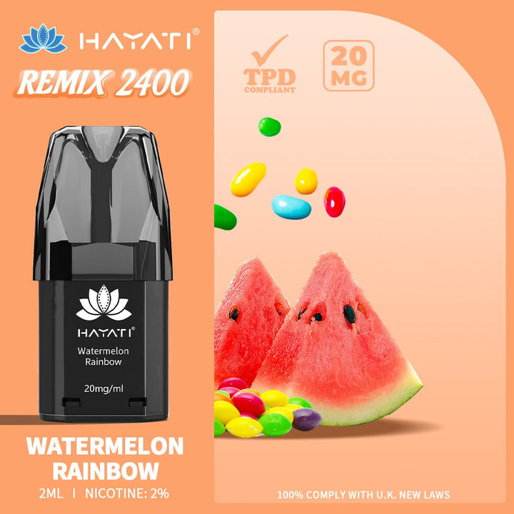 Hayati Remix 2400 Puffs Replacement Pods #Simbavapes#