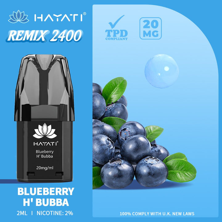 Hayati Remix 2400 Puffs Replacement Pods #Simbavapes#