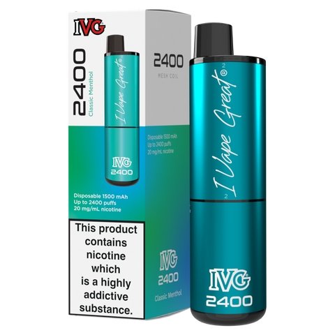 IVG 2400 Disposable Vape Pod Puff Bar Box of 10 #Simbavapes#