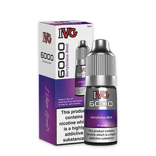 IVG 6000 Nic Salt 10ml Bottle Box of 10 #Simbavapes#