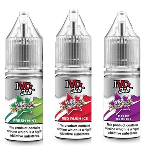 IVG Salt Bar Favourite 10ml E Liquid- Pack Of 10 #Simbavapes#